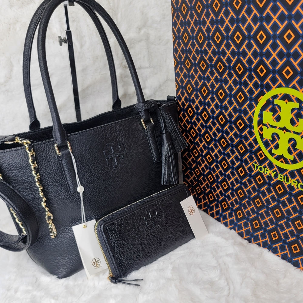 🔥 NWT Tory Burch SET Matching Designer Purse + - Picture 11 of 13